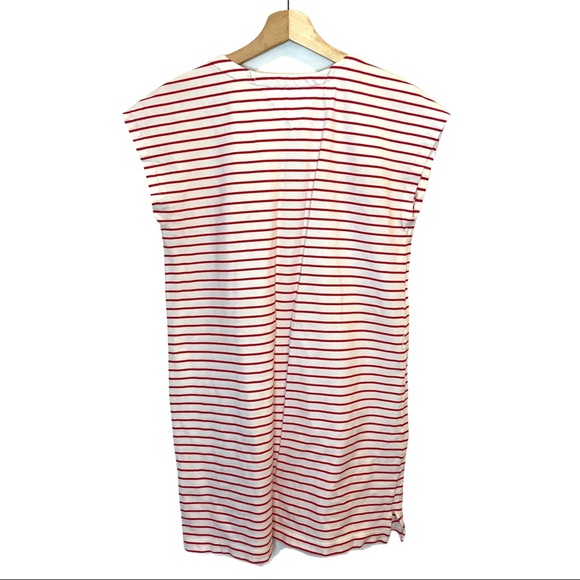 TOMMY HILFIGER Red and White Striped Shift Dress - Picture 4 of 11